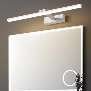 Rectangular Modern Black LED Bathroom Vanity Light Zawala Image - 4