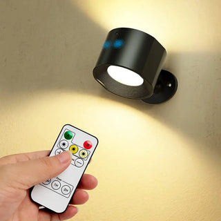 Black Cylindrical LED Up Down Lighting Wall Sconce Zawala Image - 3