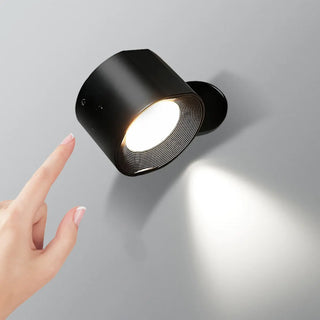Black Cylindrical LED Up Down Lighting Wall Sconce Zawala Image - 8