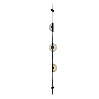ZOWALA - Geometric Black Metal LED Wall Light Image - 5