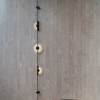 ZOWALA - Geometric Black Metal LED Wall Light Image - 6