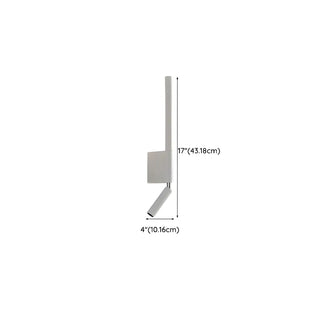 Sleek Adjustable Aluminium Linear Reading Wall Light Zawala Image - 11
