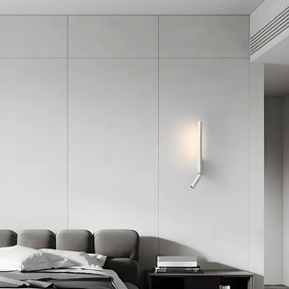 Sleek Adjustable Aluminium Linear Reading Wall Light Zawala Image - 3