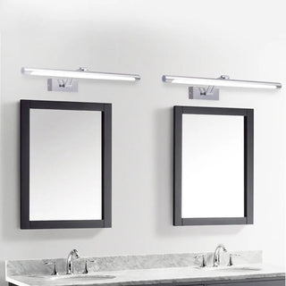 ZOWALA - Adjustable Black Linear Bathroom Vanity Mirror Light Image - 2