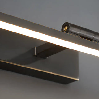 Modern Black Rectangular LED Bathroom Vanity Light  Zawala Image - 10