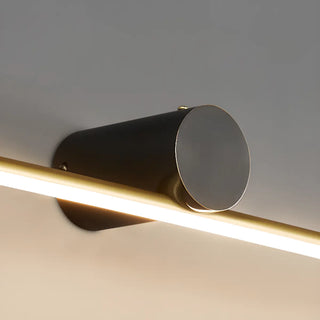 Modern Black Rectangular LED Bathroom Vanity Light  Zawala Image - 11