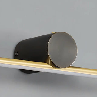 Modern Black Rectangular LED Bathroom Vanity Light  Zawala Image - 13