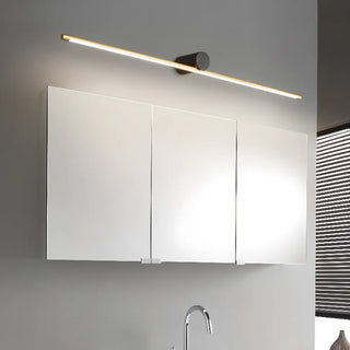Modern Black Rectangular LED Bathroom Vanity Light  Zawala Image - 4