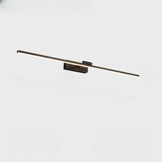 Modern Black Rectangular LED Bathroom Vanity Light  Zawala Image - 6