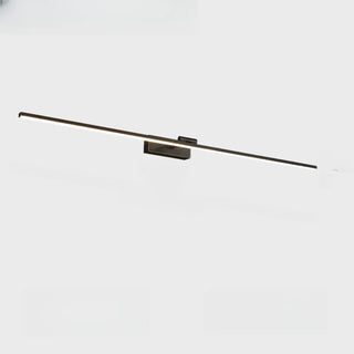 Modern Black Rectangular LED Bathroom Vanity Light  Zawala Image - 9
