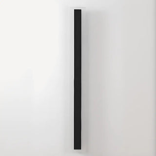 Modern Linear Black Metal External LED Wall Sconces Zawala Image - 10
