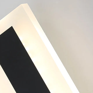 Modern Linear Black Metal External LED Wall Sconces Zawala Image - 11