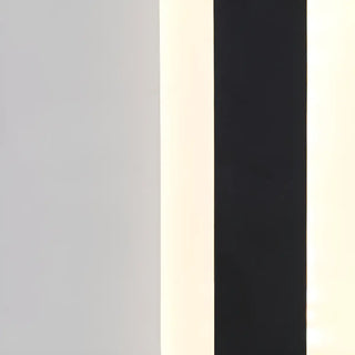 Modern Linear Black Metal External LED Wall Sconces Zawala Image - 12