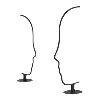 Creative Living Room Abstract Face LED Floor Lamp Zawala Image - 19