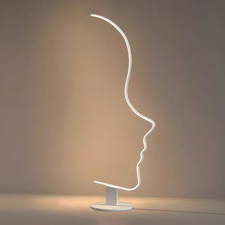 Creative Living Room Abstract Face LED Floor Lamp Zawala Image - 7