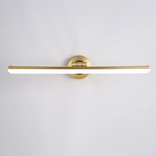 Black Modern Linear Metal LED Bathroom Vanity Light Zawala Image - 6