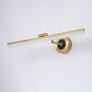 Black Modern Linear Metal LED Bathroom Vanity Light Zawala Image - 8