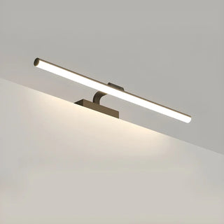 Bathroom Black Modern Linear Metal LED Vanity Light Zawala Image - 10