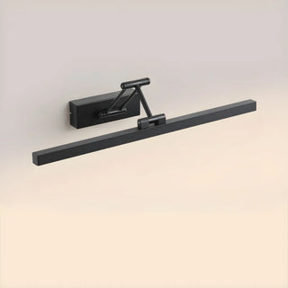Bathroom Black Modern Linear Metal LED Vanity Light Zawala Image - 16