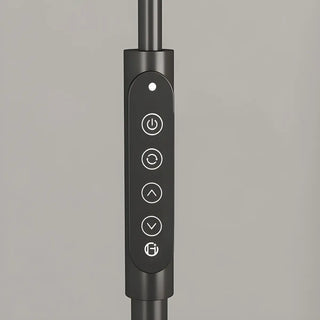 Adjustable Black Rectangular LED Floor Reading Lamp Zawala Image - 8
