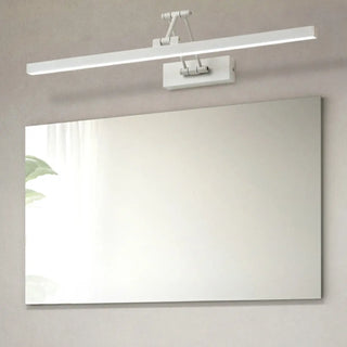 Modern Black Rectangular Integrated LED Vanity Light Zawala Image - 4