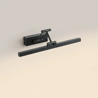 Modern Black Rectangular Integrated LED Vanity Light Zawala Image - 9