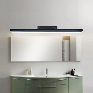 Black Linear Modern Wall Mount Bathroom Vanity Light Zowala Image - 1