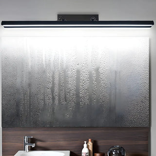 Black Linear Modern Wall Mount Bathroom Vanity Light Zowala Image - 2