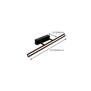 Black Linear Modern Wall Mount Bathroom Vanity Light Zowala Image - 27