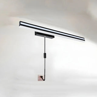 Black Linear Modern Wall Mount Bathroom Vanity Light Zowala Image - 5