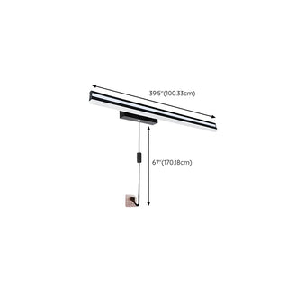 Black Linear Modern Wall Mount Bathroom Vanity Light Zowala Image - 36