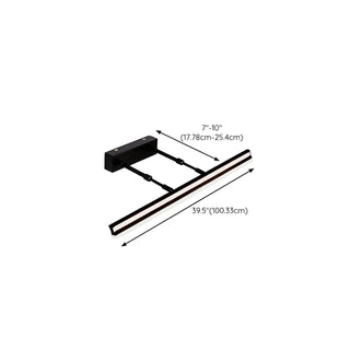 Black Linear Modern Wall Mount Bathroom Vanity Light Zowala Image - 37