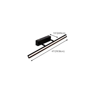 Black Linear Modern Wall Mount Bathroom Vanity Light Zowala Image - 39