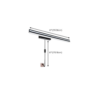 Black Linear Modern Wall Mount Bathroom Vanity Light Zowala Image - 40
