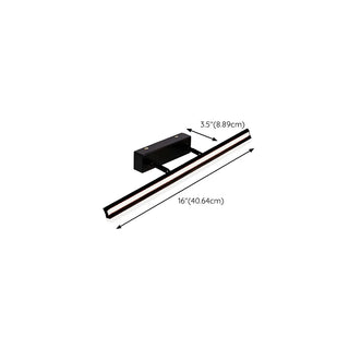 Black Linear Modern Wall Mount Bathroom Vanity Light Zowala #size