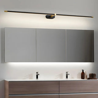 Bathroom Nordic Modern Long Strip Mirror Vanity Light Zawala Image - 1