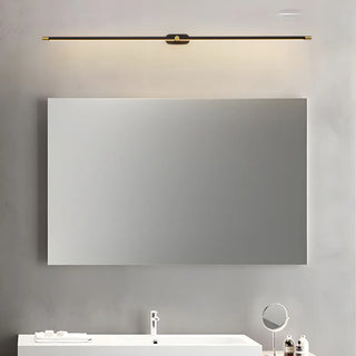 Bathroom Nordic Modern Long Strip Mirror Vanity Light Zawala Image - 2