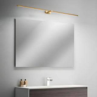 Bathroom Nordic Modern Long Strip Mirror Vanity Light Zawala Image - 3