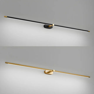 Bathroom Nordic Modern Long Strip Mirror Vanity Light Zawala Image - 8