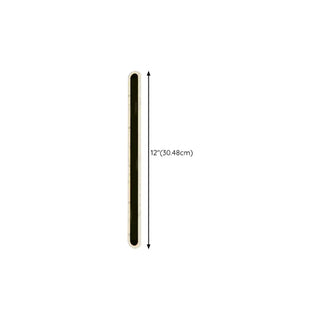 ZOWALA - Modern Black Long Strip Outdoor LED Wall Light Image - 12