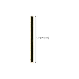 ZOWALA - Modern Black Long Strip Outdoor LED Wall Light Image - 20
