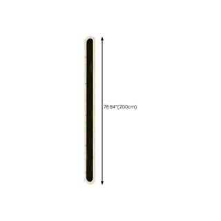 ZOWALA - Modern Black Long Strip Outdoor LED Wall Light Image - 26