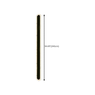 ZOWALA - Modern Black Long Strip Outdoor LED Wall Light Image - 28