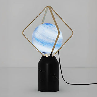 Contemporary Alabaster Globe Table Lamp for Living Room Zawala Image - 5
