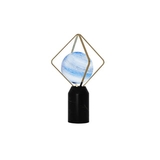 Contemporary Alabaster Globe Table Lamp for Living Room Zawala Image - 8