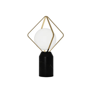 Contemporary Alabaster Globe Table Lamp for Living Room Zawala Image - 9