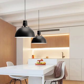 ZOWALA - Modern Metal Dome Kitchen Island Pendant Light Image - 1
