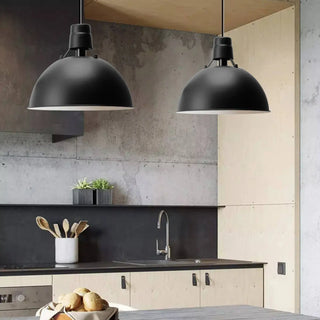 ZOWALA - Modern Metal Dome Kitchen Island Pendant Light Image - 3