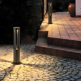 Creative Rectangular Frame Metal Outdoor Path Lamp Zawala Image - 19