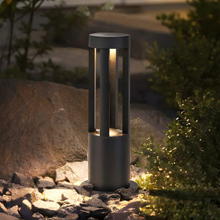 Creative Rectangular Frame Metal Outdoor Path Lamp Zawala Image - 2
